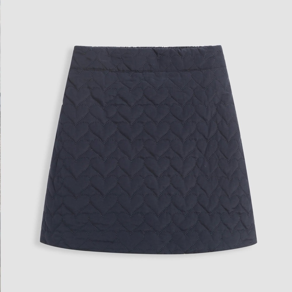 NWT Navy Quilted Skirt